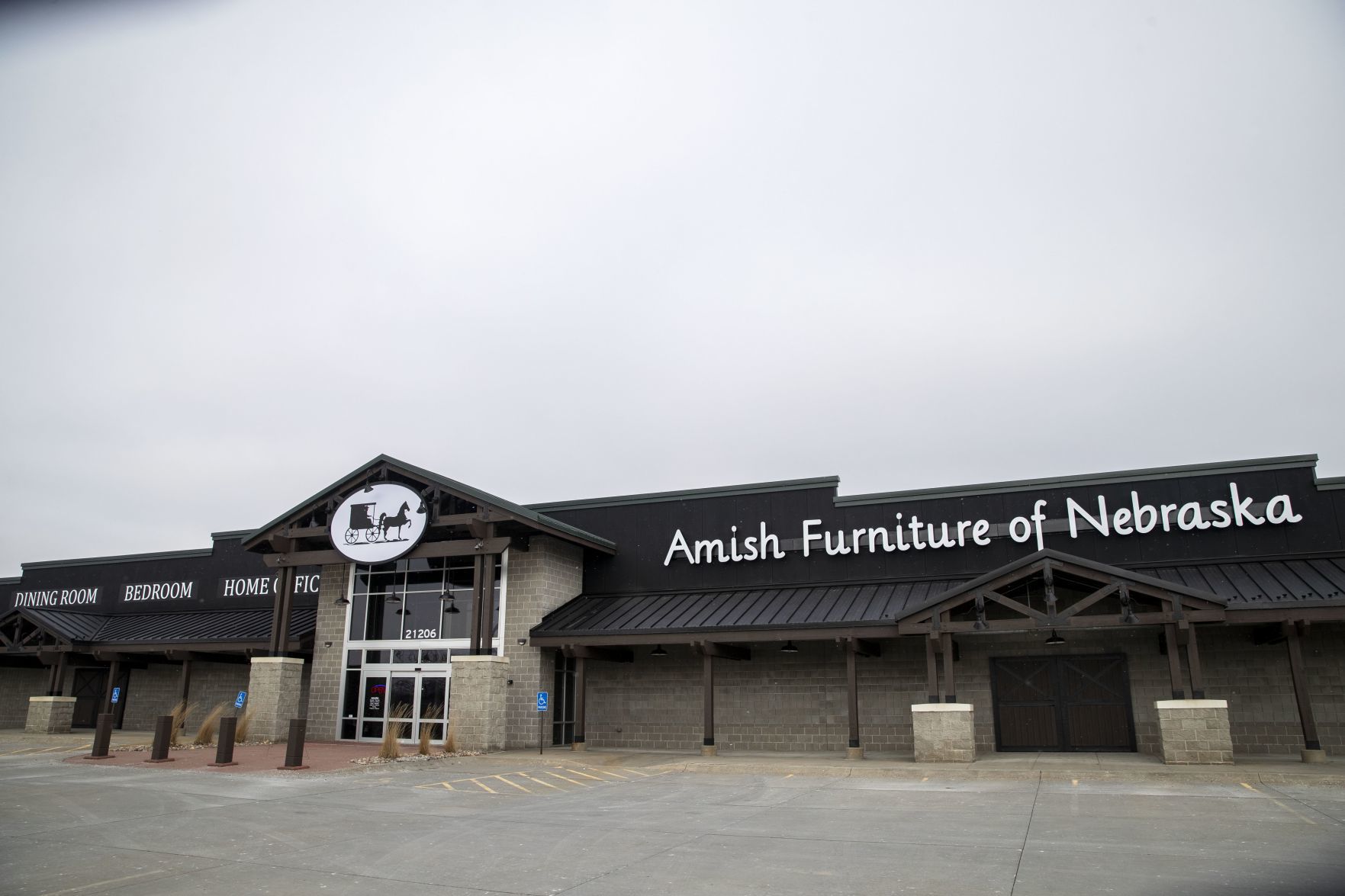Amish Furniture of Nebraska opened their 20,000 square-foot store in December 2019 and is located in Elkhorn, Nebraska.